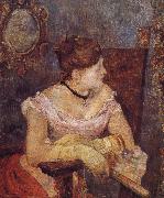 Paul Gauguin Evening dress of Mette oil painting on canvas